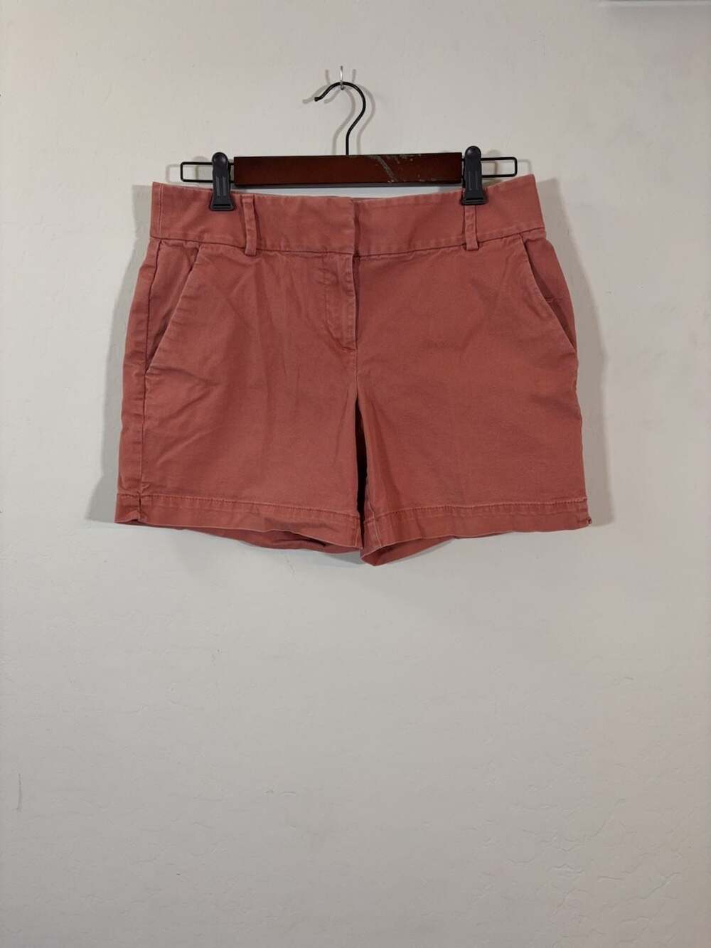 LOFT The Riviera Short Salmon Pink Chino Shorts Size 4